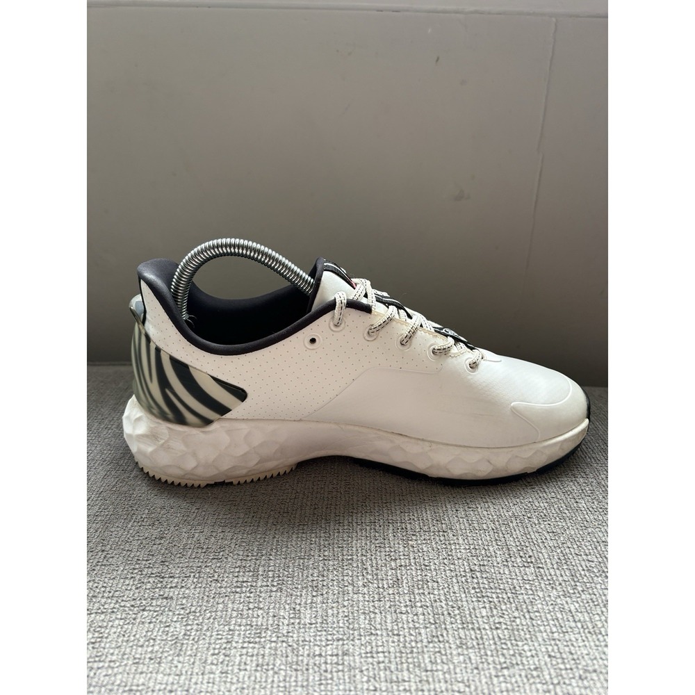 G/FORE GFORE MG4+ Zebra Stripe Golf Shoe Sneaker ⛳️ LADIES 8.5 White Pink Black - Picture 5 of 8